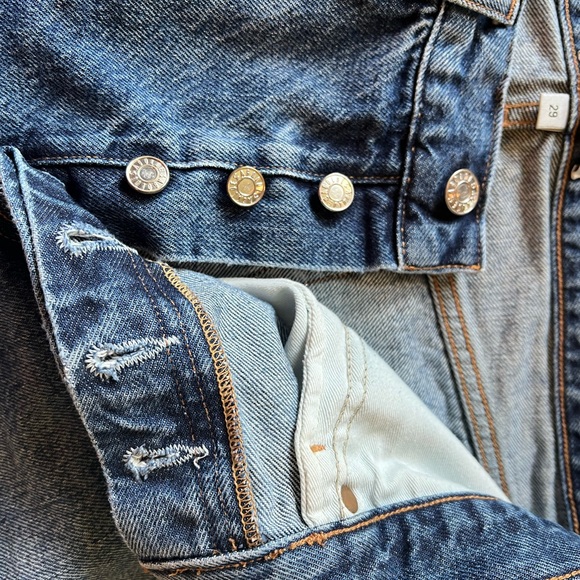 Agolde Denim Jean Shirts 29 - Picture 6 of 7